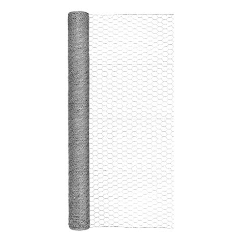 GARDEN CRAFT 50-ft x 4-ft Galvanized Steel Chicken Wire Rolled Fencing ...