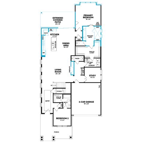 Elmhurst Plan | 55' Traditional Homes | The Grove Frisco