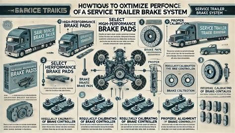 How Is The Braking Performance Of A Service Trailer Brake System Optimized?