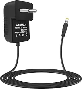 ADDMAX 12V 1AMP DC Power Adapter Powers Supply(AC Input 100-240V Dc ...