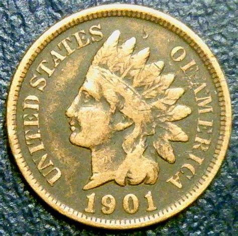 1901 Indian Head Cent Bronze Composite Penny. V1P10R3 - For Sale, Buy ...