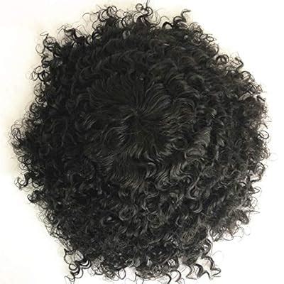 Buy Deep Curly Human Hair Toupee Curly Front Lace Toupee For Men With ...
