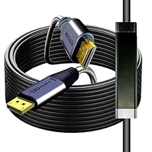 4K DisplayPort to HDMI Cable Adpater 25FT with IC, 4K60HZ ,1080P 120Hz ...