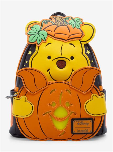 Disney Loungefly Disney Winnie the Pooh Piglet and Pooh Bear Pumpkin ...