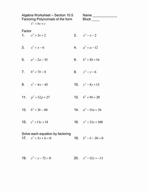 Image result for Polynomial Expressions Worksheet