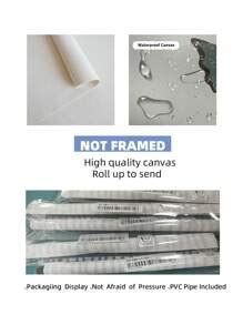 1pc Frameless "HE Is SUNSHINE Mixed With A Little HURRICANE" Quote ...