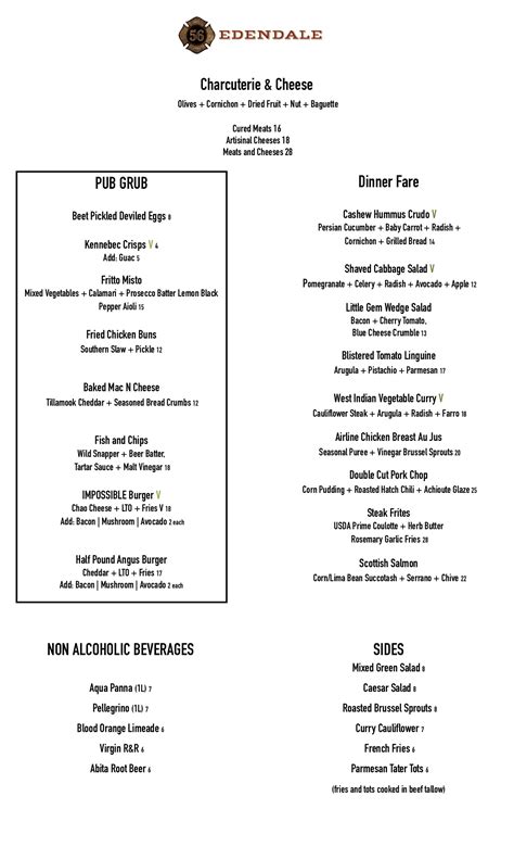 Menus | Silverlake area Restaurant & Bar | Los Angeles