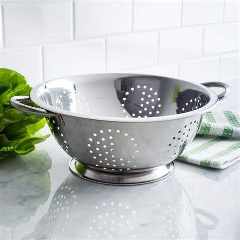 Ai-De-Chef Basic Colander (Stainless Steel) | Kitchen Stuff Plus