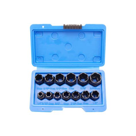 MacWork 13PC Impact Bolt & Nut Remover Set, Nut Extractor Socket, Bolt ...