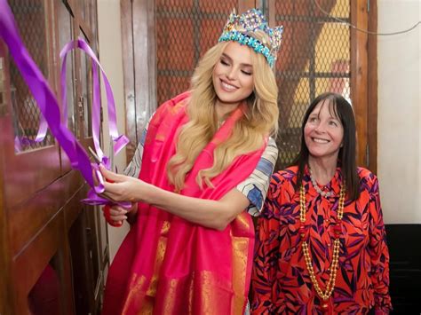 Krystyna Pyszkova and Julia Morley Make Generous Donations and Gifts to ...