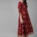 Buy Anarkali Kurta Maroon & Golden Printed Anarkali Kurta Empire ...