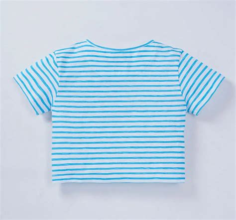 Ed-a-Mamma Sustainable Girls Floral Striped Top