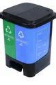 Segregation Waste Bins - 2 in 1 Plastic Dustbin Trader - Retailer from ...