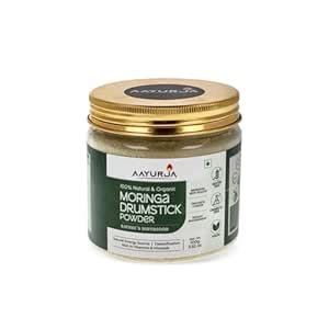 AAYURJA Organic Moringa Drumstick Powder | 100% Natural Superfood for ...