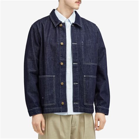 Armor-Lux Denim Chore Jacket Denim | END. (US)