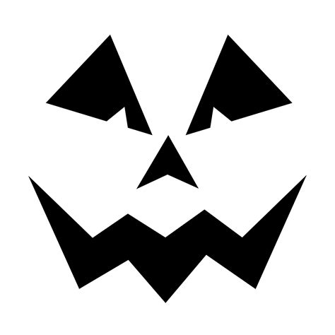 Jack O Lantern Face Stencil Free Stock Photo - Public Domain Pictures