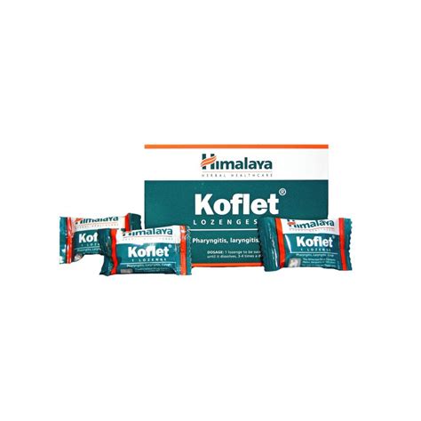 Himalaya Koflet Lozenges, 10 Pieces|Quickly Relieves throat Irritation ...