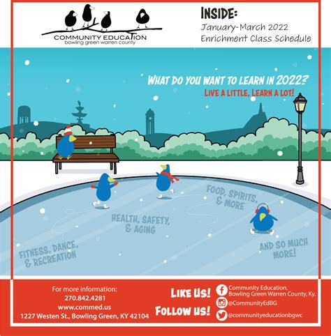 Winter 2022 Enrichment classes NOW OPEN! - Bowling Green - Warren ...