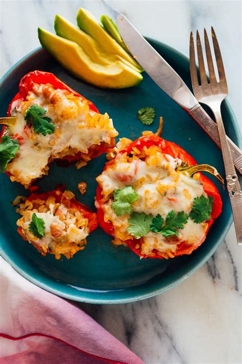 Vegetarian Stuffed Peppers | Cook & Hook
