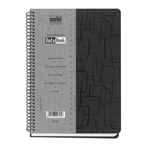 Buy Solo Premium Note Book 160 Pages Black B5 NB 505 Online at Bestomart