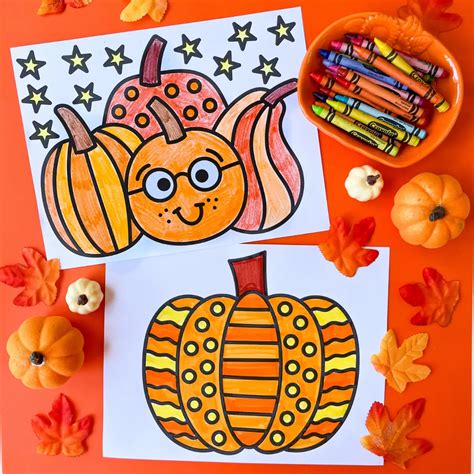 Halloween Pumpkin Coloring Ideas