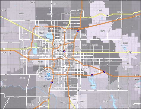 Map Of Zip Codes In Oklahoma City at Donna Lucero blog