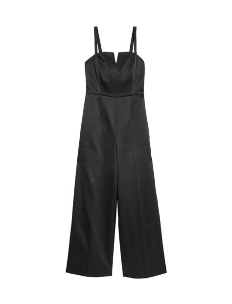 Buy Satin Sleeveless Jumpsuit at Marks & Spencer
