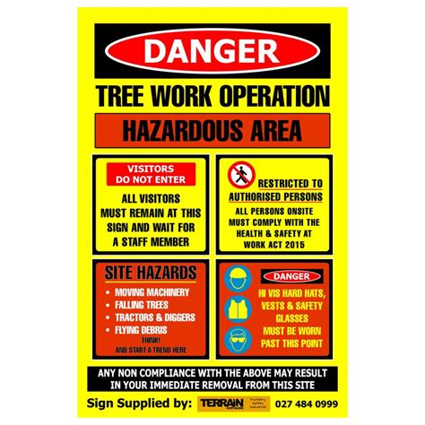 Danger Tree Sign 的图像结果