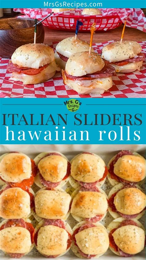 Italian Sliders - mrsgsrecipes.com