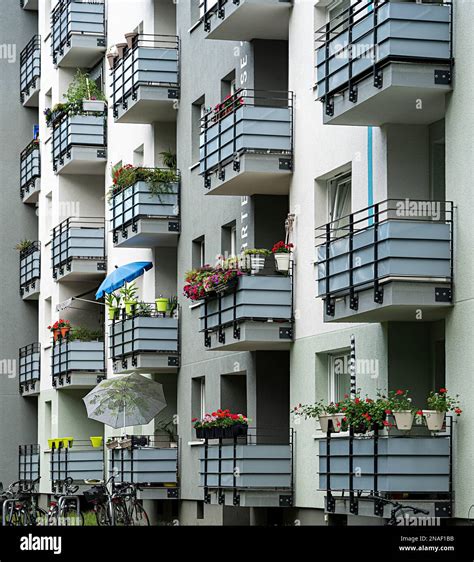 Modern Architecture And Social Housing In Berlin, Germany Stock Photo ...