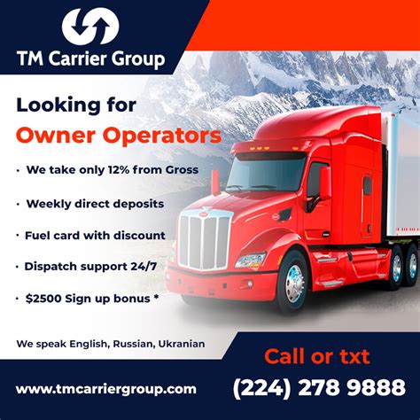 Owner Operator Employment