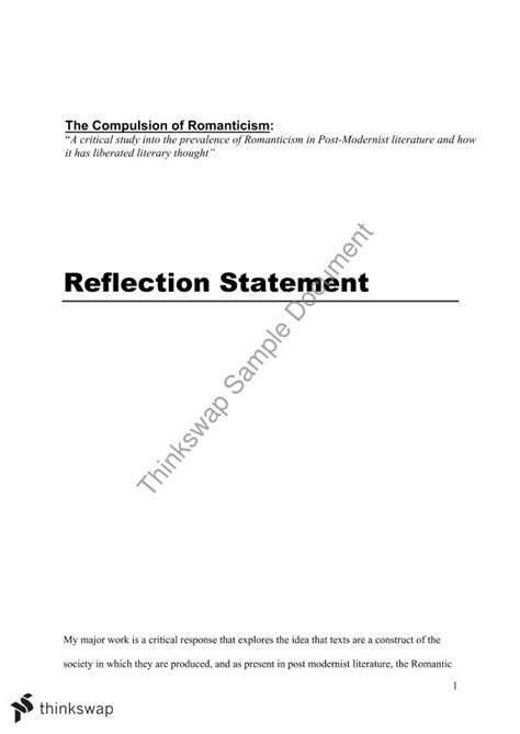 Image result for Reflection Response Example