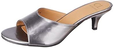 Carlton London Women's Pewter Heeled Sandal-4 Kids UK (CLL-6576 ...