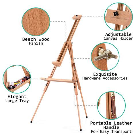 Brustro Artists' Sketching Tilted Wooden Easel Heavy – BrustroShop