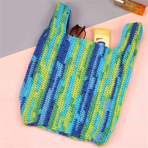 Handmade to Replace Single Use Plastic Bags - Blue Green - 10108 ...