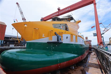 Cochin Shipyard launches three advanced vessels, boosting India’s ...