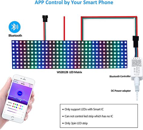 Buy Sp110 Led Hue Ws2812b Controller, 4-Pack Sp110e LED Bluetooth ...