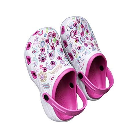 Buy Hopscotch Girls EVA Heart Print Clogs in Purple Color at Amazon.in