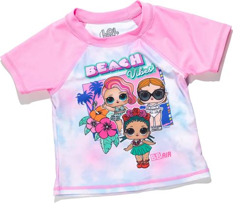 Buy L.O.L. Surprise! Short Sleeve Rash Guard Swim Shirt & Swim Bottom ...