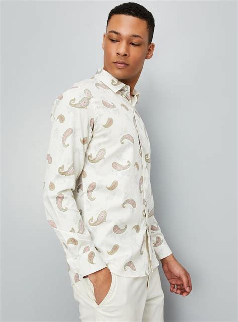 Buy Men Slim Fit Paisley Printed Shirt Online at just Rs. 999.0 ...