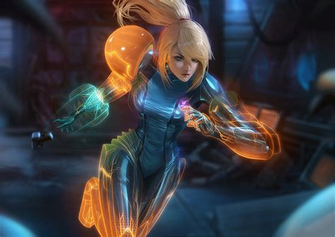 Download Blonde Bodysuit Samus Aran Video Game Metroid: Other M HD ...