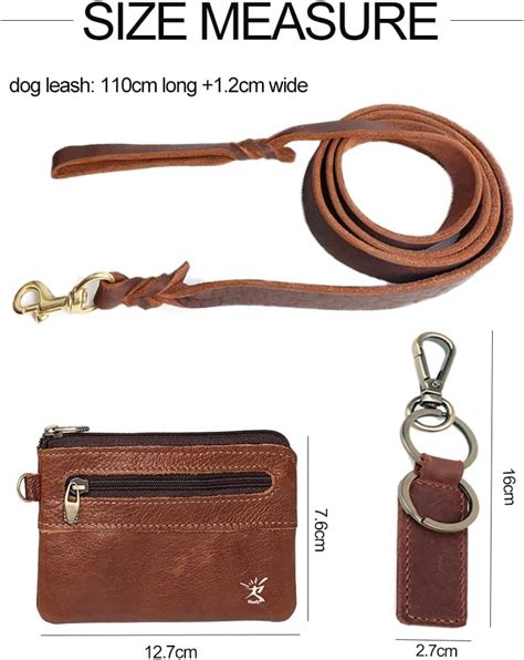 Buy Risefit Leather Dog Leash Dogs Soft and Comfortable Braided Leather ...