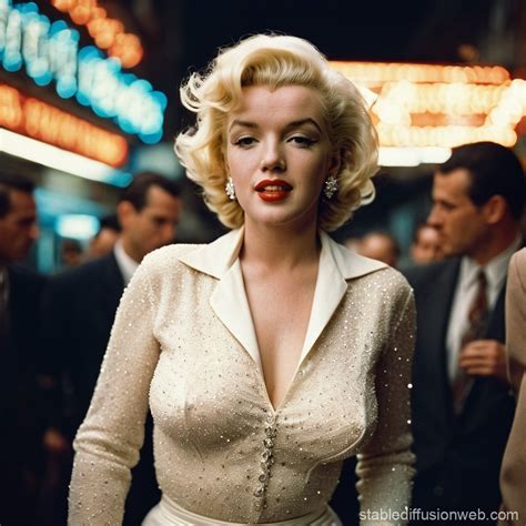 Marilyn Monroe in Iconic Outfit | Stable Diffusion Online