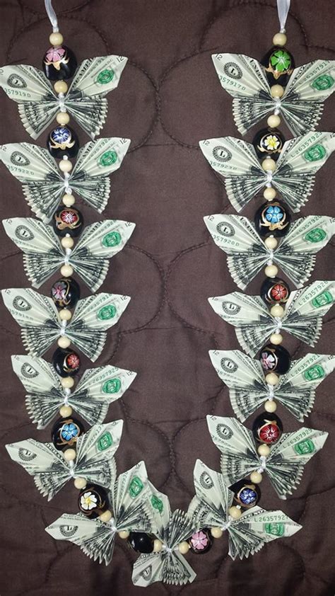 Butterfly Money Lei Tutorial 的图像结果