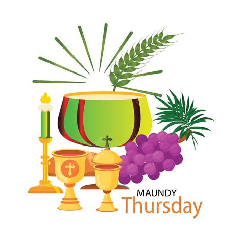 Maundy Thursday Vector Art PNG, Maundy Thursday Story, What Does Maundy ...