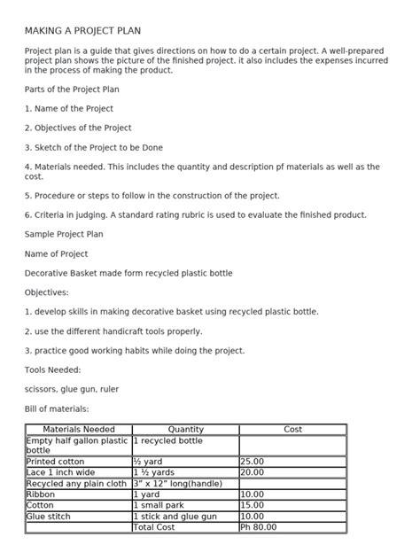 Image result for How to Make Project Plan