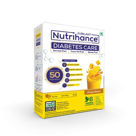 Buy JUBILANT NUTRIHANCE FOR DIABETES MANAGEMENT MANGO BADAM FLAVOUR ...