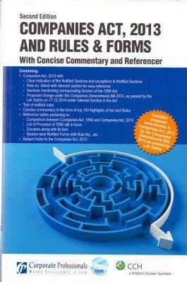 Buy Companies Act , 2013 and Rules & Forms with Concise Commentary and ...