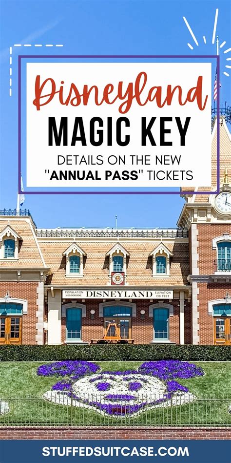 NEW 2025 Disneyland Magic Key Annual Pass (Blackout Date Calendar ...