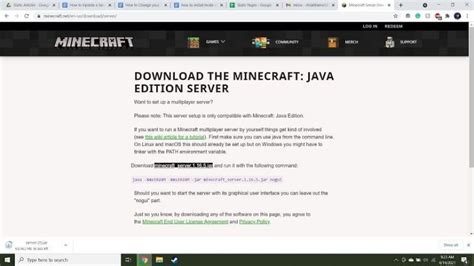 How To Update A Minecraft Server To The Latest Version